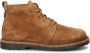 Birkenstock Uppsala Mid Shearling gevoerde suède veterboots cognac - Thumbnail 2