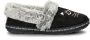 Bobs Skechers Too Cozy-Meow Pajama 33355-BLK Vrouwen Zwart Pantoffels - Thumbnail 3