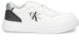 Calvin Klein Patty meisjes sneaker Wit zwart - Thumbnail 1