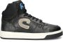 Cruyff Junior Trophy Hi Sneakers Jongens Zwart - Thumbnail 3