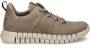 ECCO Gruuv M Sneakers taupe Nubuck Heren - Thumbnail 4