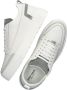 Antony Morato Witte Leren Sneakers met Groene Suède Panelen White Heren - Thumbnail 7