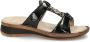 Ara Slippers Hawaï wedge heel summer shoe slippers with velcro - Thumbnail 58