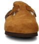 Birkenstock Boston Shearling gevoerde suède clogs cognac - Thumbnail 3