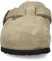 Birkenstock Boston Shearling gevoerde suède clogs taupe - Thumbnail 4