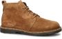 Birkenstock Uppsala Mid Shearling gevoerde suède veterboots cognac - Thumbnail 8