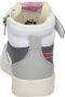 Diadora Magic Basket Mid PS hoge leren sneakers grijs multi - Thumbnail 4