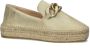 Fred de la Bretoniere Metal Suede Espadrilles Beige Dames - Thumbnail 14