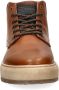 Gaastra Led Mid Oil M Hoge sneakers Leren Sneaker Heren Cognac - Thumbnail 13