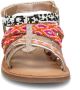 Gioseppo Caucaia leren sandalen met kraaltjes en glitters roze - Thumbnail 8