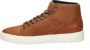 Hub Murrayfield 3.0 Hoge sneakers Leren Sneaker Heren Cognac - Thumbnail 8