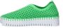 Ilse Jacobsen Instappers Platform TULIP3373W witte zool 495 Bright Green Bright Green - Thumbnail 21