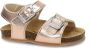 Kipling Easy 4 leren sandalen roségoud - Thumbnail 6