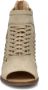 Mustang Beige geweven sandalette met rits Beige Dames - Thumbnail 12