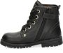 Nelson Kids leren veterboots zwart Meisjes Leer Effen 22 - Thumbnail 3