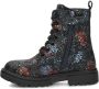 Nelson Kids veterboots zwart multi Meisjes Imitatieleer All over print 30 - Thumbnail 3