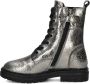 Nelson Kids leren veterboots zilver - Thumbnail 5