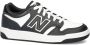 New Balance 480 V1 sneakers zwart wit Imitatieleer Meerkleurig 34.5 - Thumbnail 38