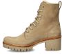 Panama Jack Stijlvolle Veterschoenen met Hakken Beige Dames - Thumbnail 26