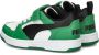 PUMA Rebound V6 Lo AC+ PS Unisex Sneakers White- Black-Archive Green - Thumbnail 15