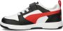 Puma Rebound v6 Low sneakers wit rood zwart Imitatieleer 33 - Thumbnail 17