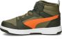 PUMA Rebound V6 Mid WTR AC+ PS Unisex Sneakers Dark Olive-Maple Syrup- Olive - Thumbnail 14