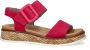 Rieker Revolution suède sandalen fuchsia - Thumbnail 15