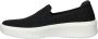 Skechers Court Break Heat Breaker Dames Sneakers Zwart - Thumbnail 6