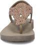 Skechers Meditation Pearl Perfection Dames Slippers Taupe - Thumbnail 13