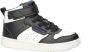 Skechers Quick Street jongens hoge sneaker Zwart wit - Thumbnail 4