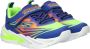 Skechers S Lighs Flex-Glow Ultra jongens sneaker Blauw multi - Thumbnail 5