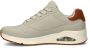 Skechers Uno Suited On Air Heren Sneakers Crème - Thumbnail 9