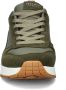 Skechers Uno Stacre Heren Sneakers Olijfgroen - Thumbnail 9