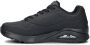 Skechers Uno Wide heren sneaker Zwart - Thumbnail 3