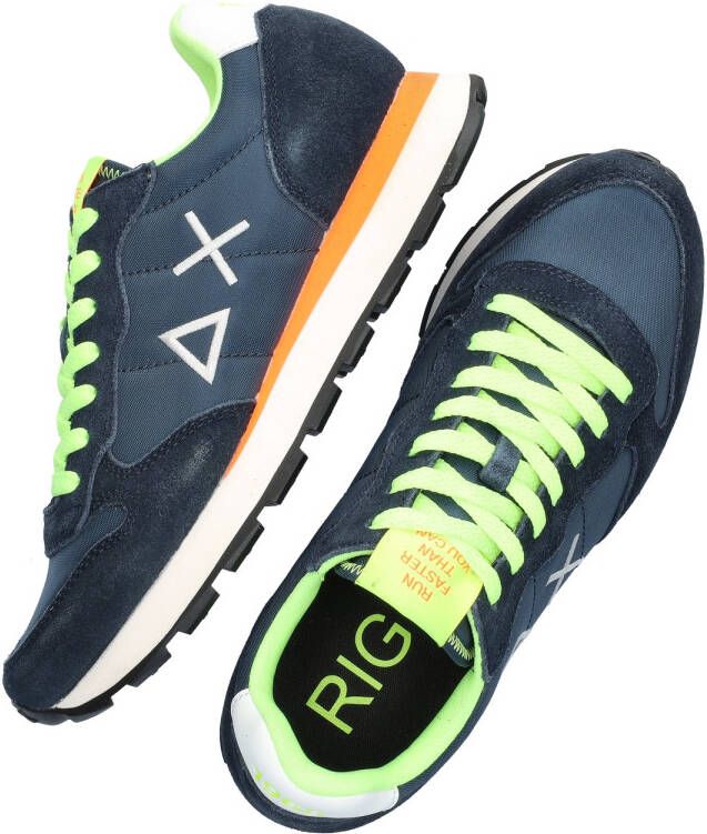 Sun 68 Tom Fluo lage sneakers