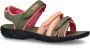 Teva Tirra sandalen olijfroen zalm Groen Meisjes Textiel Meerkleurig 38 39 - Thumbnail 27