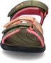 Teva Tirra sandalen olijfroen zalm Groen Meisjes Textiel Meerkleurig 38 39 - Thumbnail 28