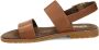 Timberland Chicago Riverside leren sandalen cognac - Thumbnail 4