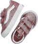 Vans Old Skool V Glitter Sneakers roze Dames - Thumbnail 9