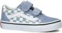 Vans Old Skool Color Theory Checkerboard sneakers lichtblauw wit Textiel 31 - Thumbnail 9