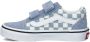 Vans Old Skool Color Theory Checkerboard sneakers lichtblauw wit Textiel 31 - Thumbnail 11