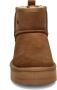 Warmbat Australia Wallaby Plateau gevoerde suède enkelboots cognac - Thumbnail 2