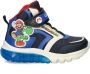 GEOX Ciberdron jongens sneakers Blauw multi - Thumbnail 4