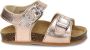 Kipling Easy 4 leren sandalen roségoud - Thumbnail 3