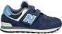 New Balance 574 sneakers donkerblauw wit - Thumbnail 3