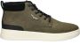 PME Legend Groene hoge sneakers met leren details Green Heren - Thumbnail 4