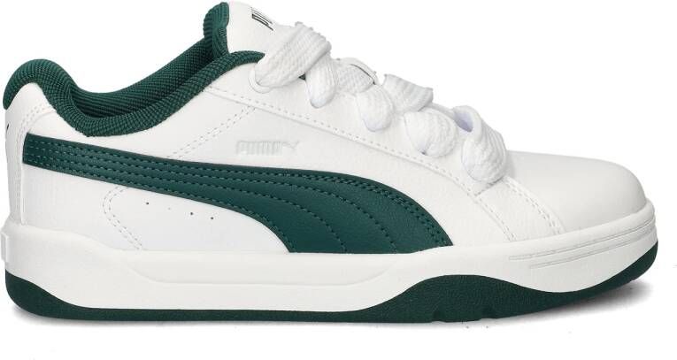 PUMA Park Lifestyle Easy jongens sneaker Wit Groen