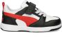 Puma Rebound v6 Low sneakers wit rood zwart Imitatieleer 26 - Thumbnail 4