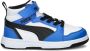 Puma Rebound v6 Mid V6 Mid sneakers wit zwart blauw Imitatieleer 30 - Thumbnail 4