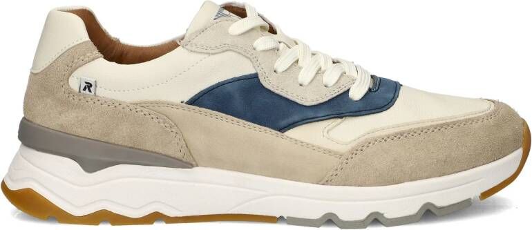 Rieker suède sneakers beige